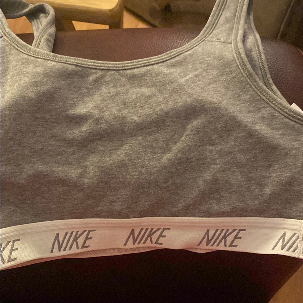 Nike Gray Sports Bra